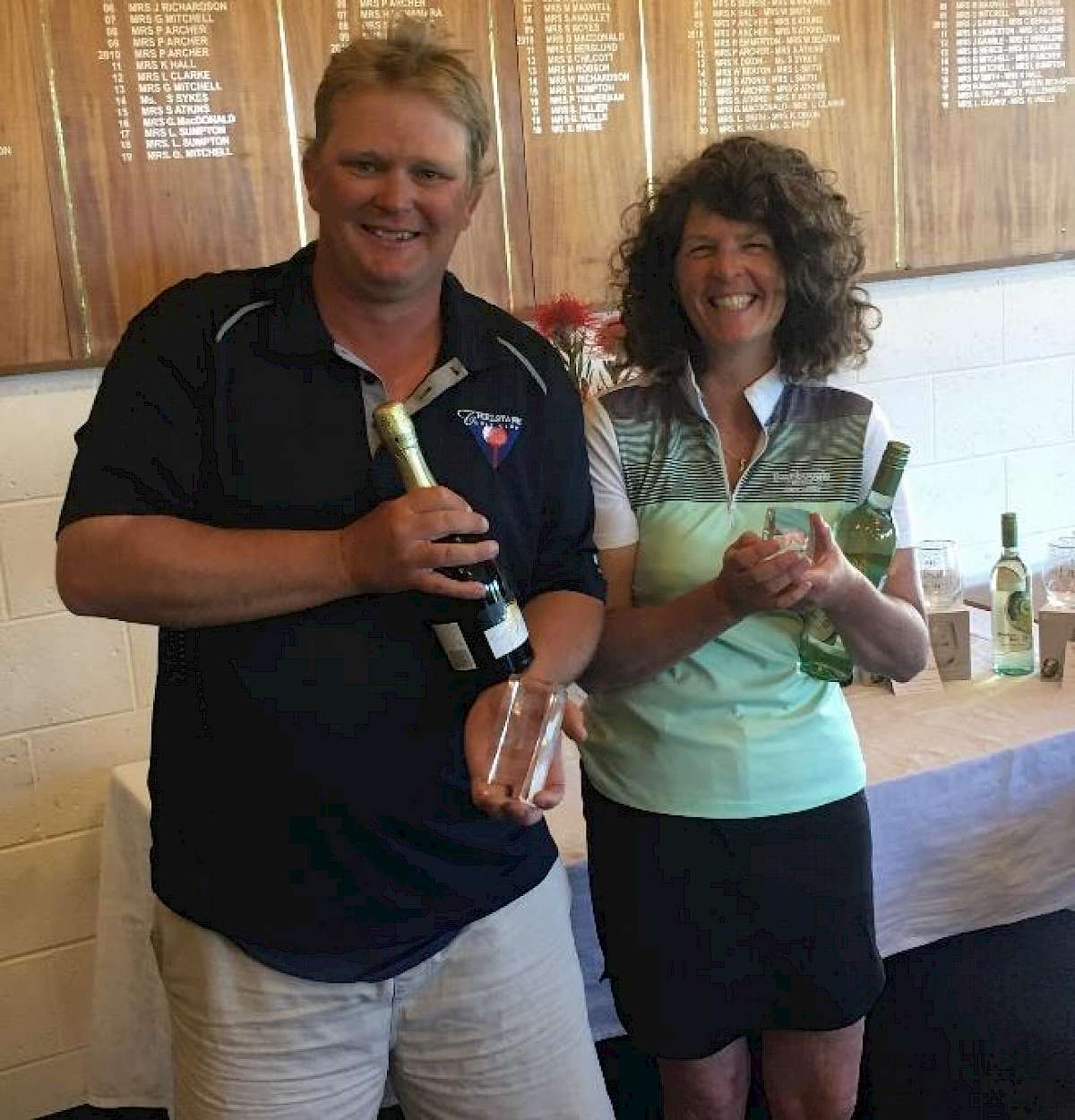 Jason Sims and Katrina Mitchelson
